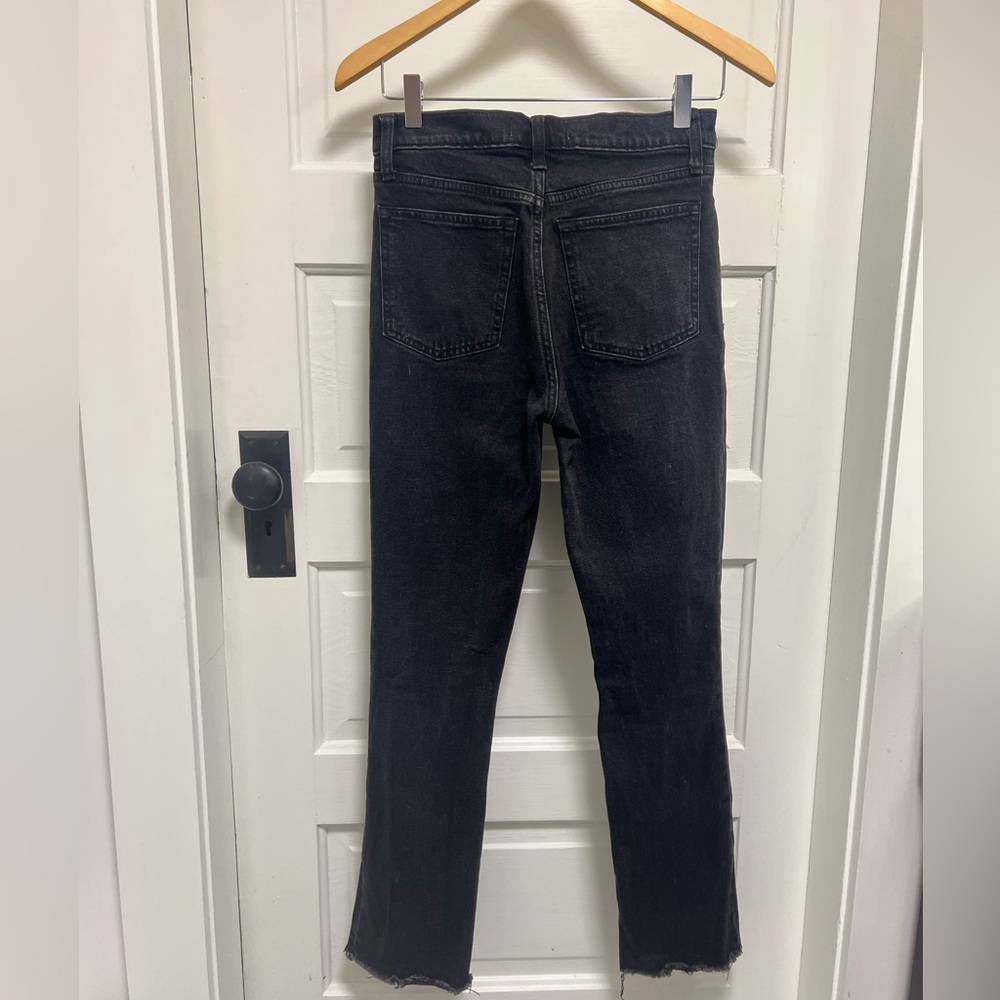 Abercrombie Skinny High Rise Split Hem Jeans - 26 Petite - Picture 6 of 7